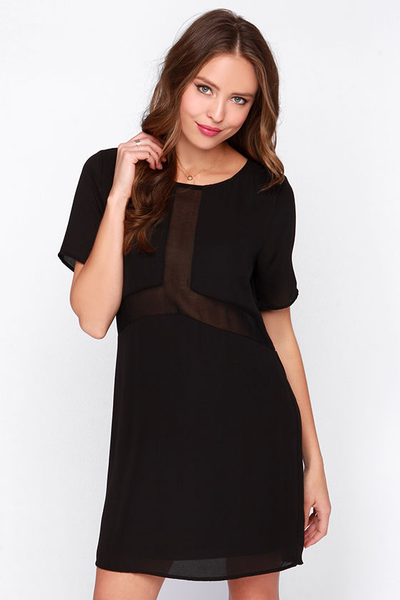 lulus black short dress