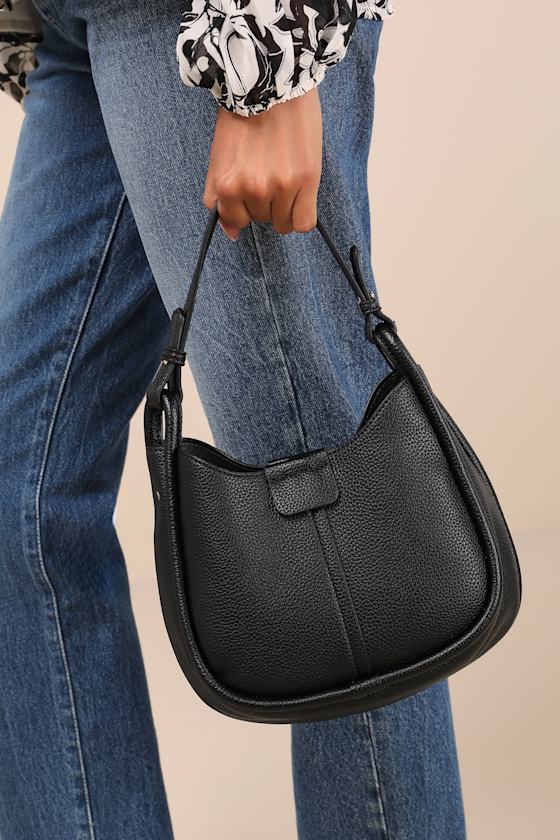 Black Handbag - Bucket Bag - Multi-Compartment Bucket Bag - Purse - Lulus