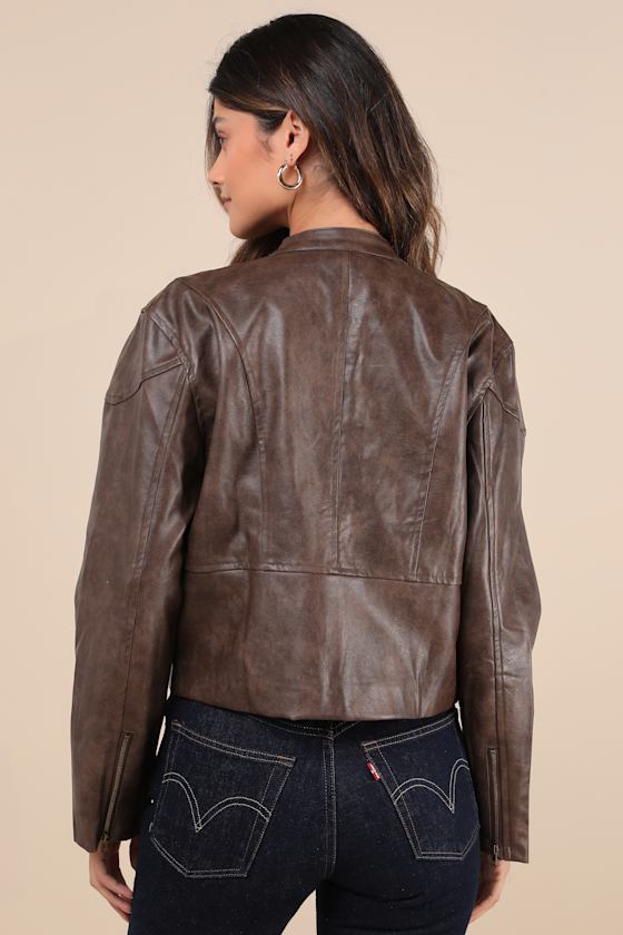 Women's Leather Jackets - Lulus