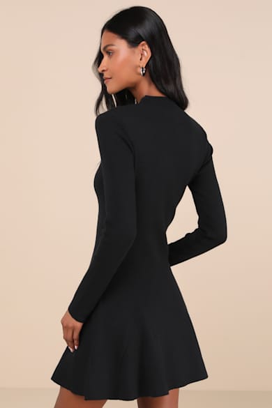 Trendy Long Sleeve Dress | Black Long Sleeve Dresses - Lulus