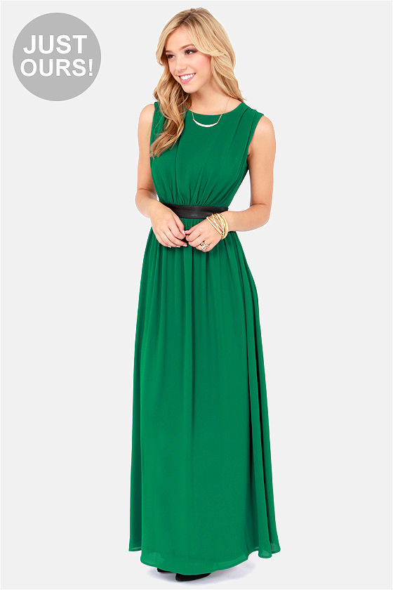 pretty green dress