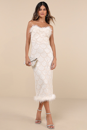 knee length dresses for ladies Jovani
