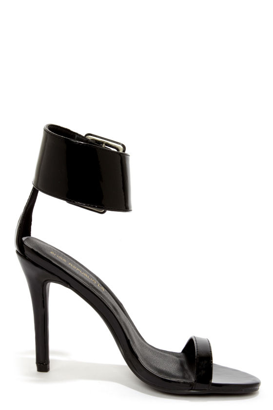 single strap heels