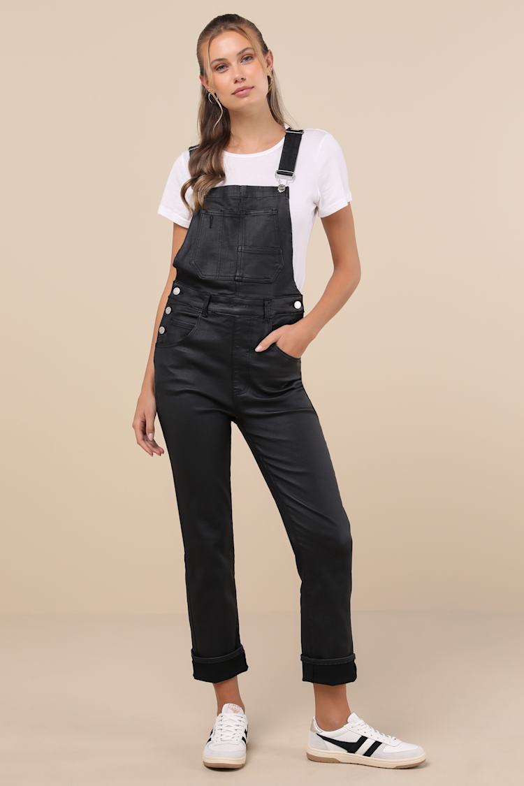 Broadway Black Coated Overalls