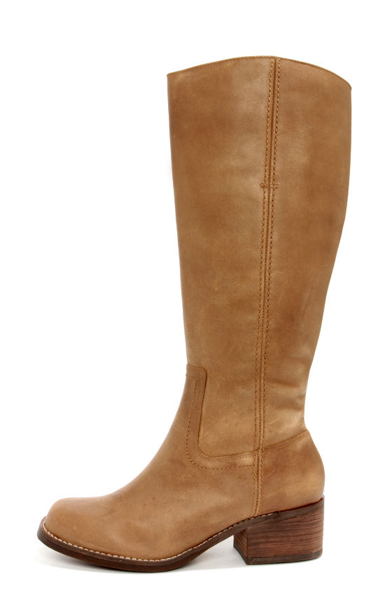 Beautiful Riding Boots - Tan Boots - Leather Boots - $151.00 - Lulus