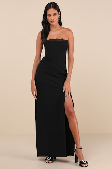 sachin and babi light blue dress Women's Chiffon Pleated Strapless Gown in Black Size 00