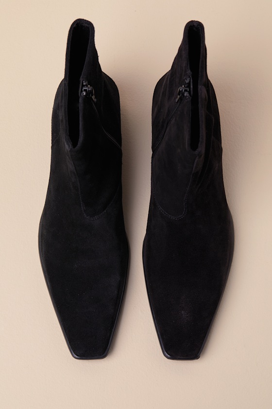 VAGABOND SHOEMAKERS NELLA BLACK SUEDE LEATHER ANKLE BOOTS 