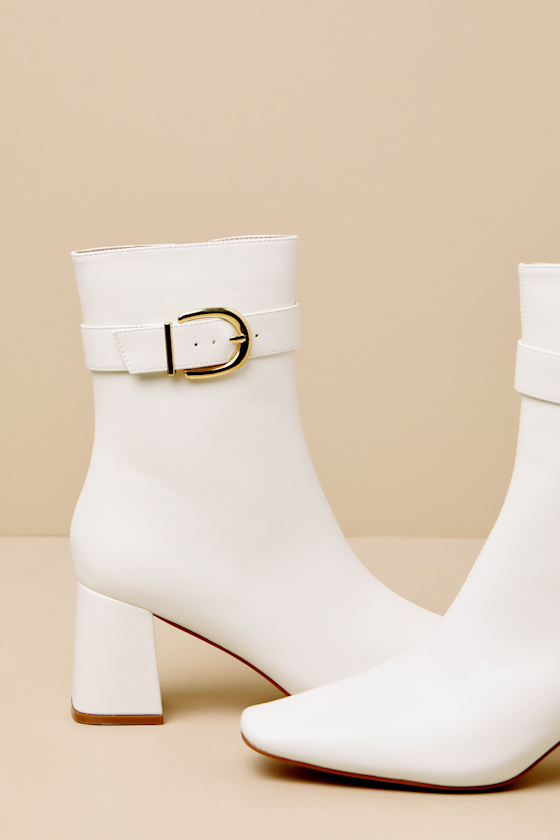 Joplynn Bone Buckle Ankle Boots 2