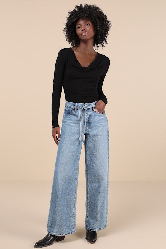 XL Straight Medium Wash Denim Jeans 3