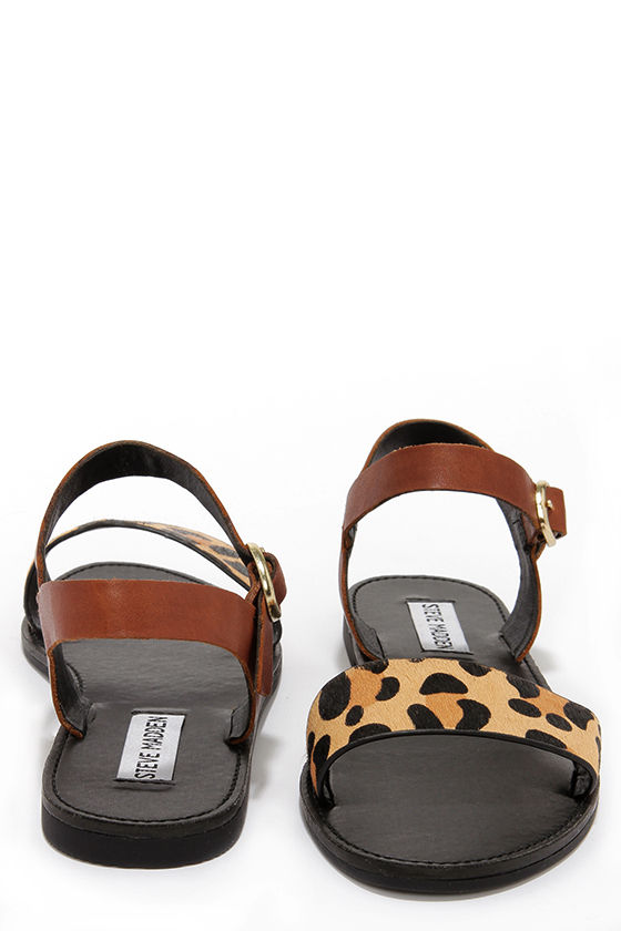 steve madden animal print sandals