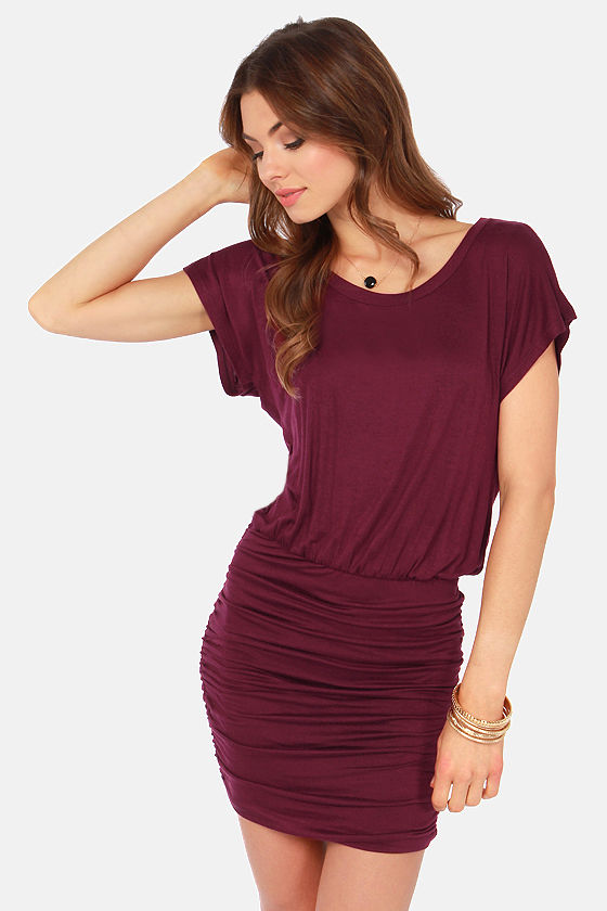 burgundy t shirt dress Maxi T-Shirt - / Gamay- SizeM crafted in our signature stretch cotton jersey. Pinko Short T Shirt Dress