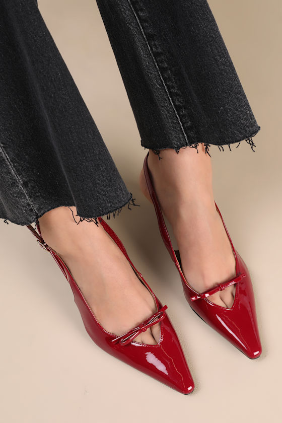 Lulus red shoes on sale