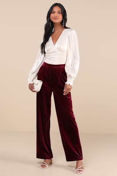 chinese dress ladies Ewedoos Wide Leg Pants Woman Stretchy Work Dress Pants Women Trendy 2026  Business Casual Outfits Comfort Fit Slacks Trousers Black at Amazon Women's  Clothing store