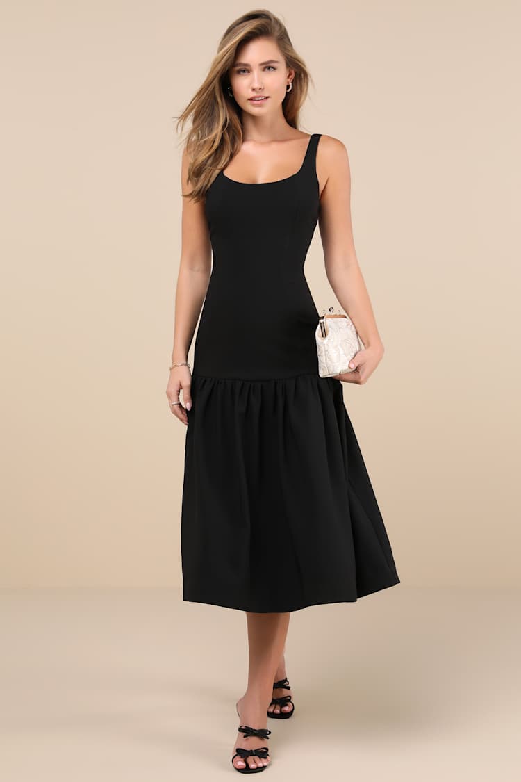 sachin and babi light blue dress DIY Little Black Dress with Drop Waist main image 0