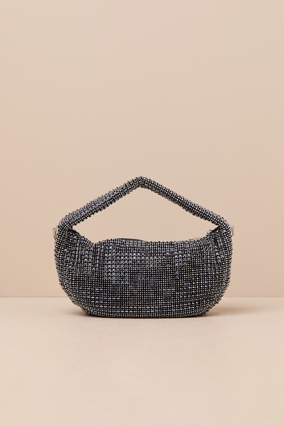 Black Rhinestone Monroe Bag main image 1