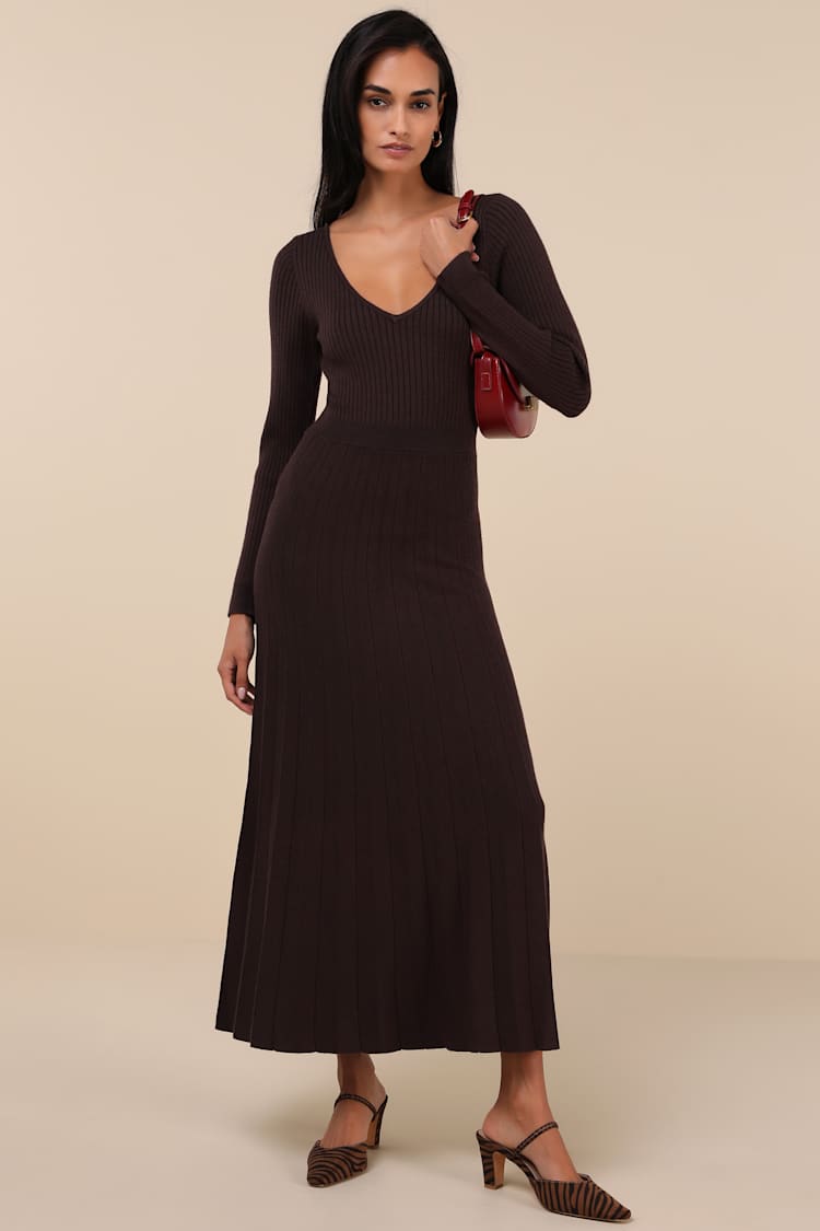 open lace back dress Golden Hour Pleated Midi Dress L main image 0