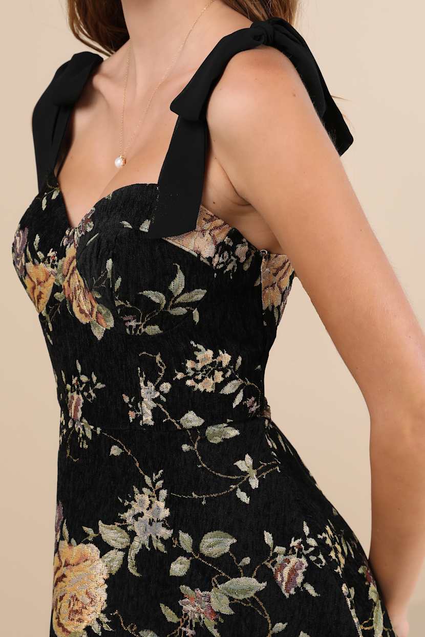 sweetest era floral tie strap cocktail dress White Multi Floral Tie-Strap Tiered Midi Dress | Womens | XXL (Available in XS, S, M, L, XL) | 100% Polyester