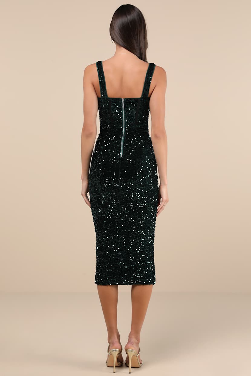 Rare London Diamante Dress - Green Dress - Velvet Sequin Dress - Lulus Rare London Diamante Dress - Green Dress - Velvet Sequin Dress - Lulus