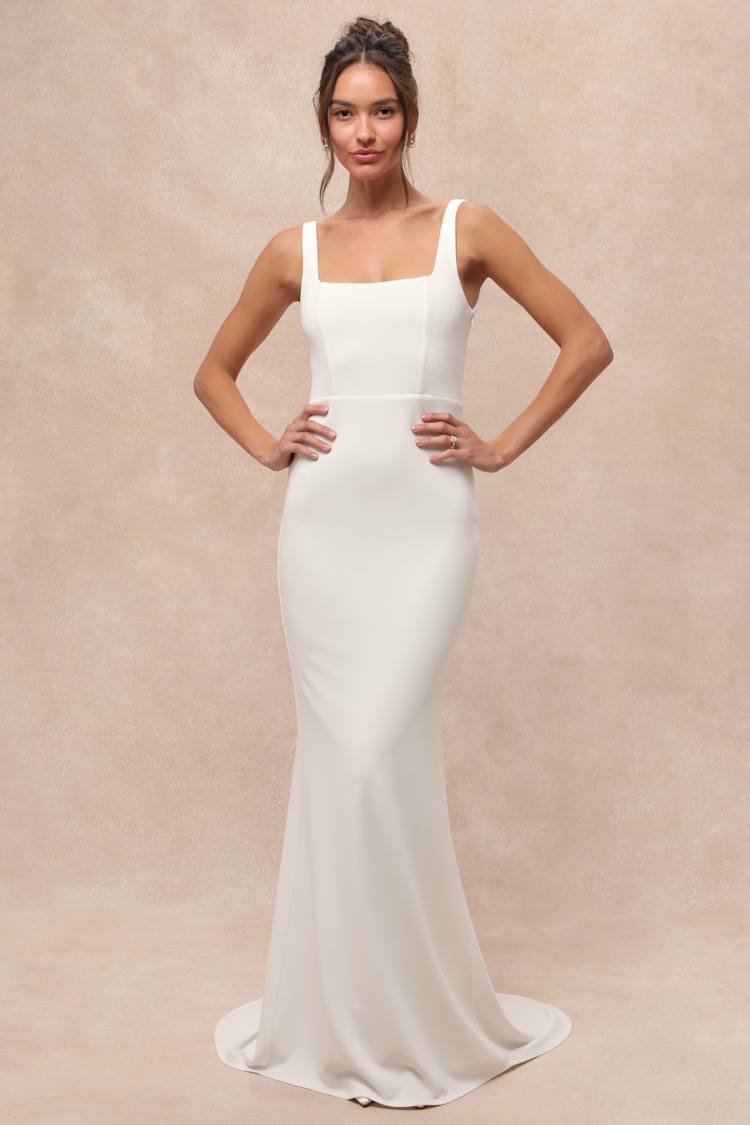 twist back bridesmaid dress Twist Back Satin Bridesmaid Dress main image 0
