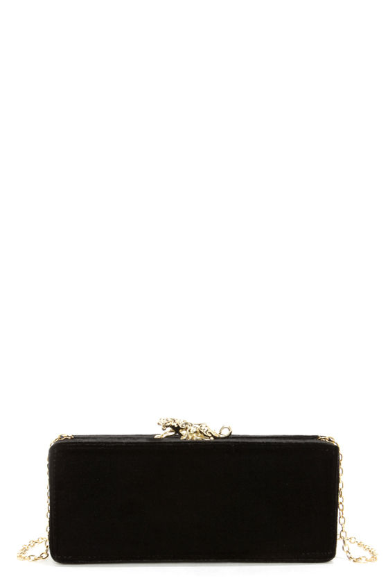 cute black clutch