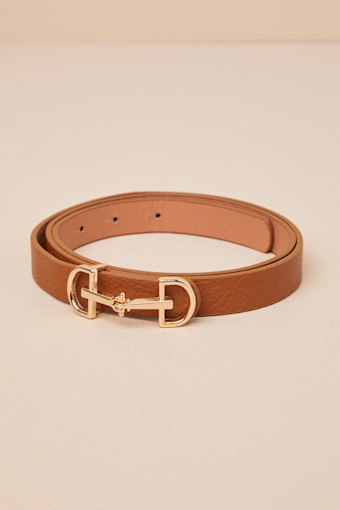 Immensely Perfect Brown Horsebit Buckle Belt 2