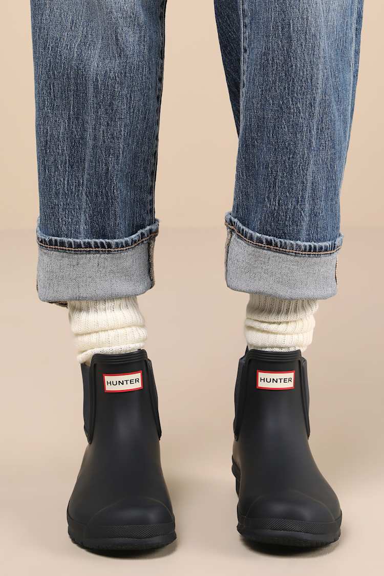 Rain Short Black Matte Hunter Boots Short Black Matte Hunter Boots