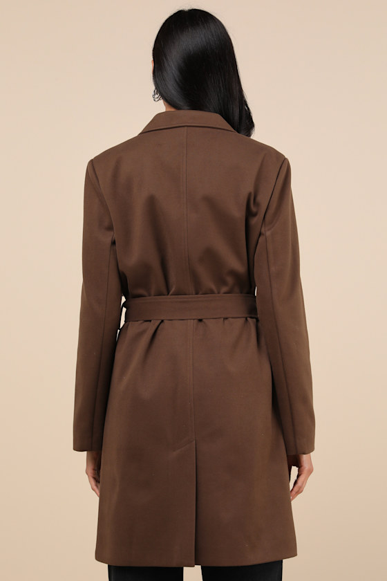 Lulus Palomino Dreams Brown Fringe Coat In Brown