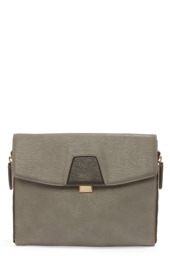 Cute Grey Clutch Envelope Clutch Grey Purse 33.00