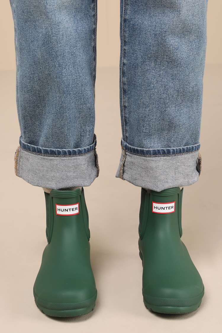 Rain Boots Outfit Hunter Dealer Boots Hunter Refined Chelsea Rain