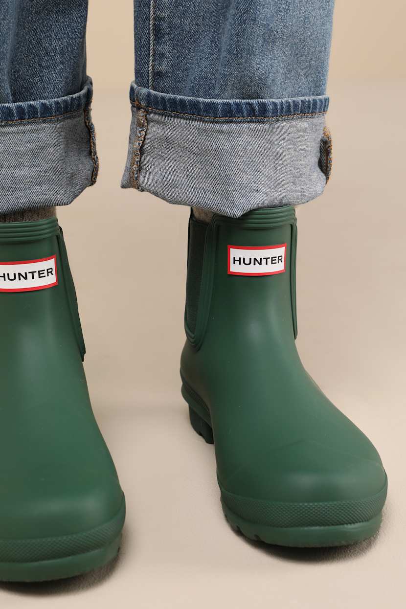 Hunter Original Chelsea - Hunter Green Rain Boots - Rain  display picture 2