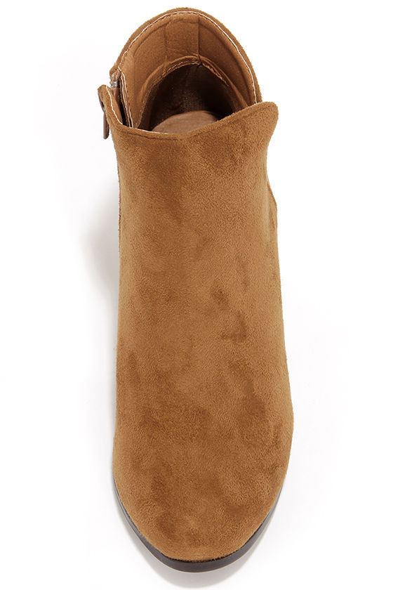 cute tan ankle boots