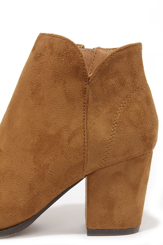 cute tan ankle boots