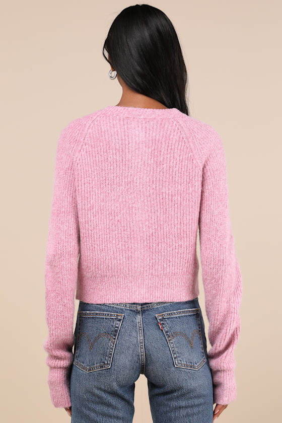 heart button cardigan