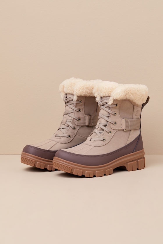 TIVOLI™ V Parc Omega Taupe Waterproof Ankle Boots 2
