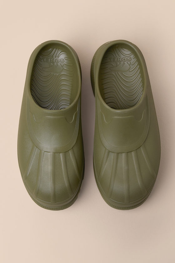 Sorel Caribou Clog In Green