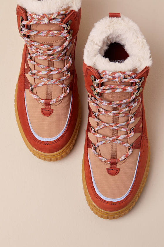 Sorel Ona Ave Trek Waterproof Boot In Orange