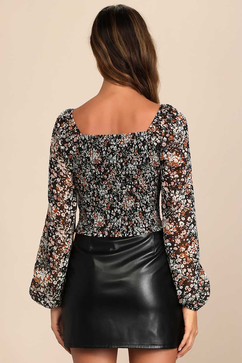 Meant to Stand Out Black Vegan Leather Zip-Front Mini Skirt