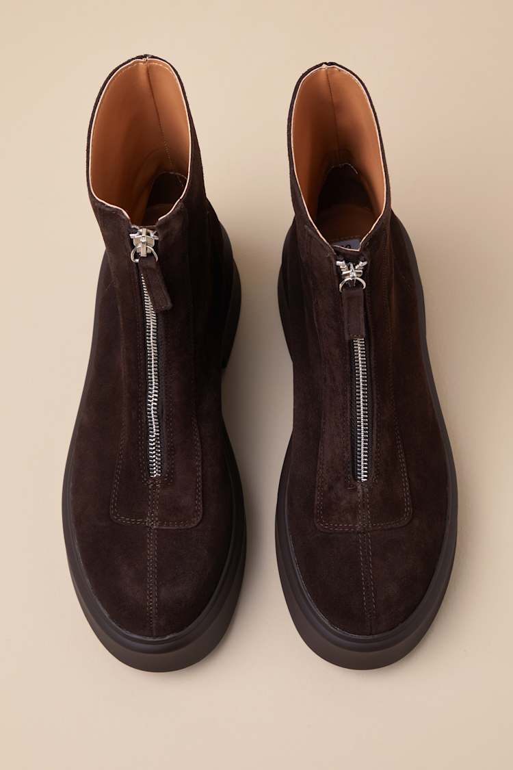 Steven Land Brown Side Zip Dress Boot Lands main image 3
