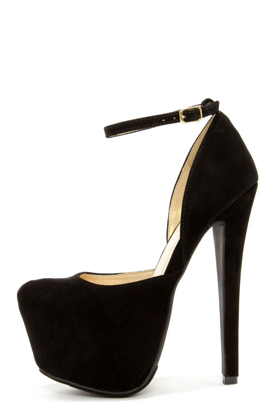 Sexy Black Heels - D'Orsay Heels - Platform Pumps - $47.00 - Lulus