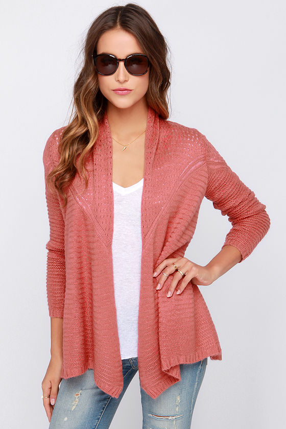 O'Neill Needles Sweater Cozy Sweater Brick Red Sweater 69.50 Lulus