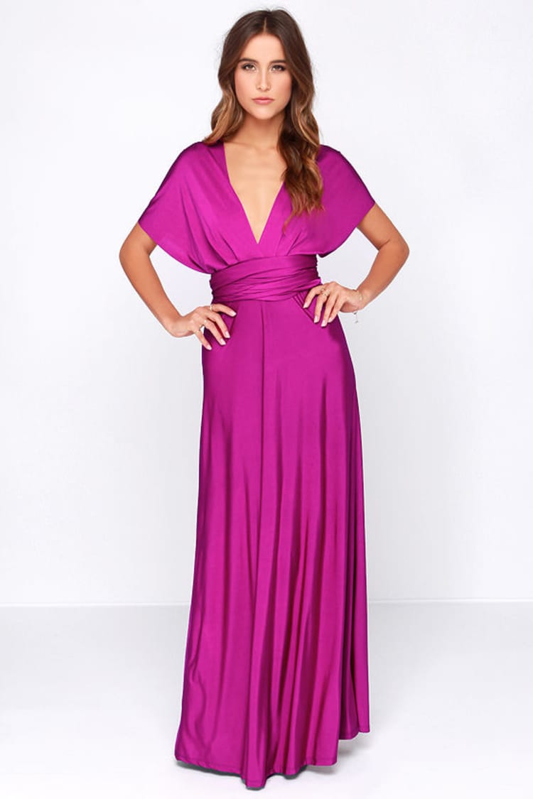 Purple Lulus Convertible Bridesmaid Dress Lulus Dresses Lulus
