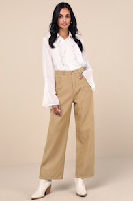 Coveted Element Tan Twill Carpenter Pants
