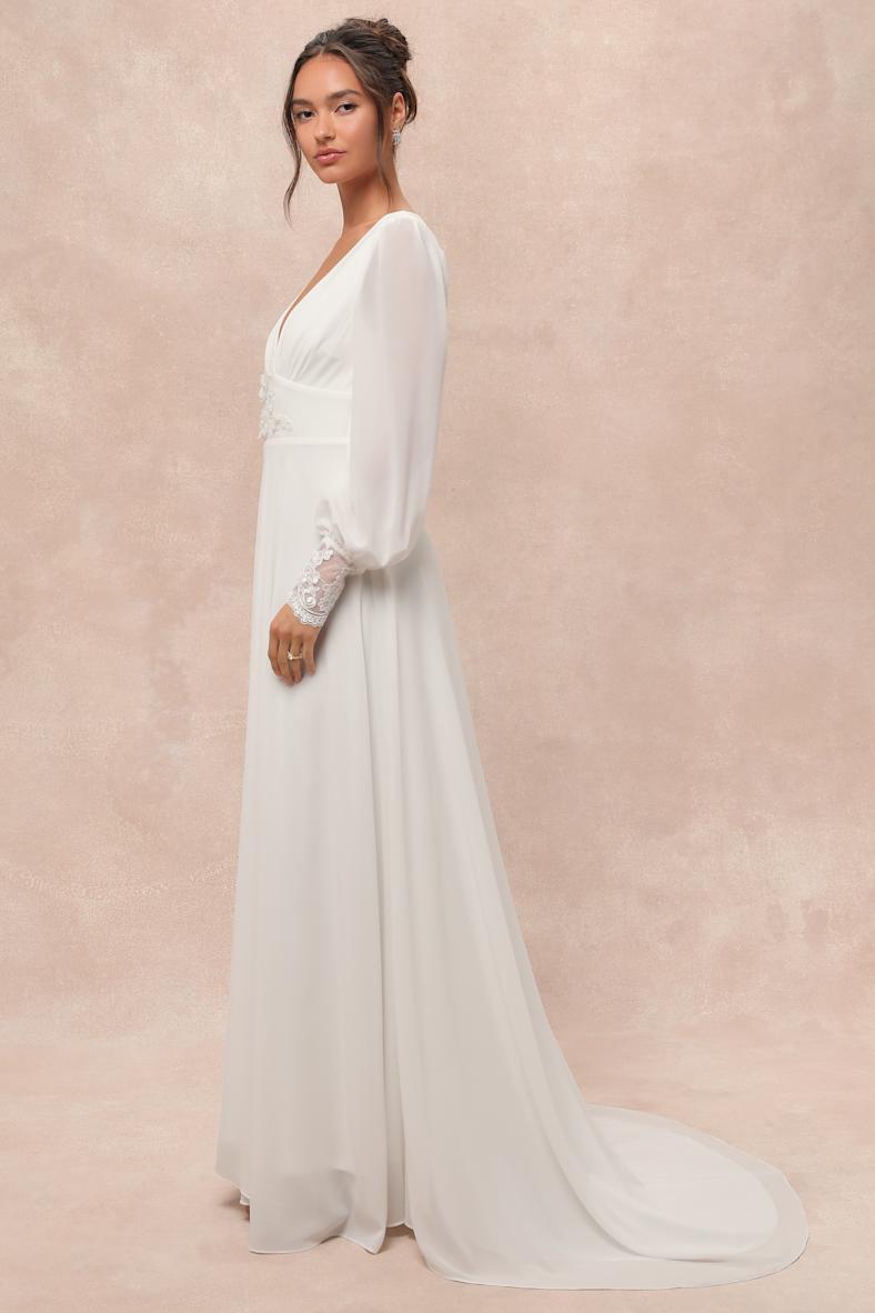 Angelic Adoration White Backless Maxi Dress