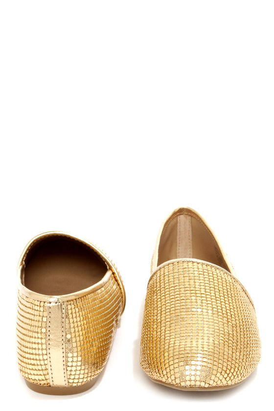 Cute Gold Loafers Sequin Loafers Loafer Flats 69.00