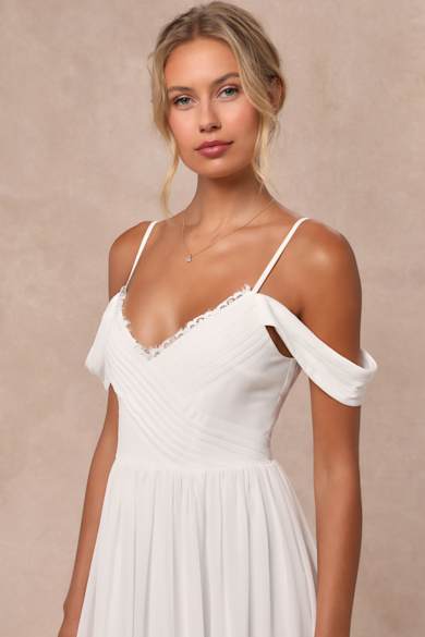 White Bridesmaid Dresses - Lulus