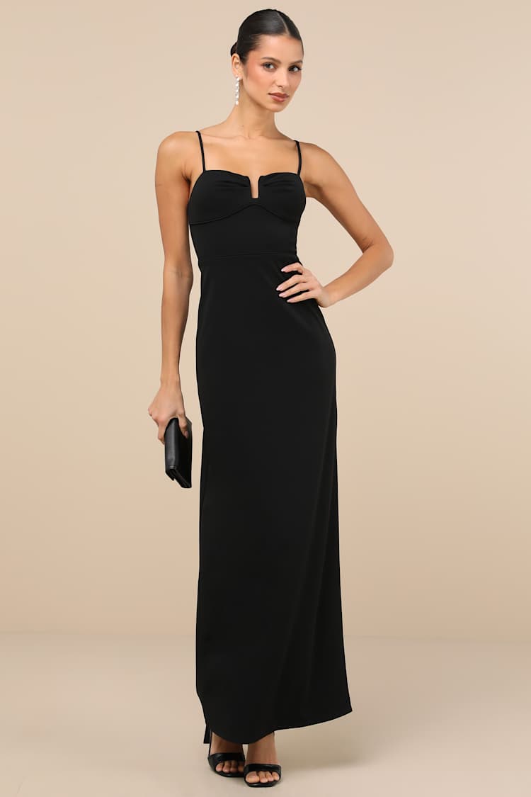 knee length dresses for ladies Elisha Knit Maxi Dress