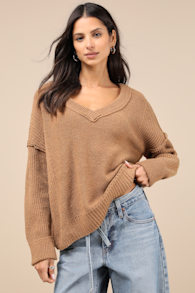 Notably Toasty Brown Sweater 1