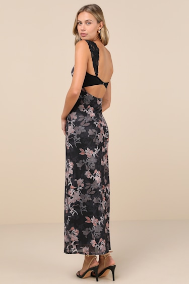 green emerald velvet dress Eilís Pink Bustier Mesh Maxi Dress