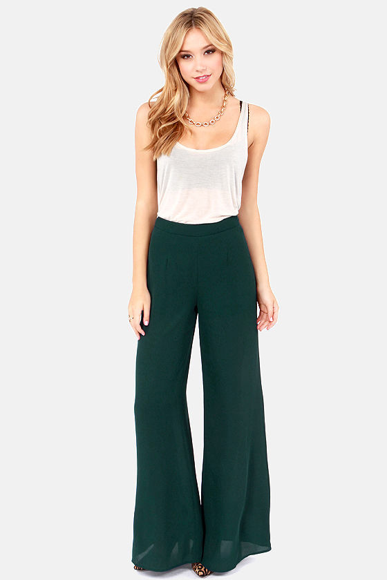 high waisted palazzo pants