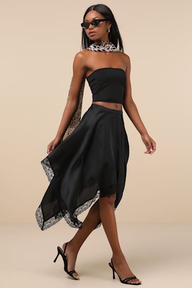 Refreshing Romance Burgundy Corduroy Midi Skirt